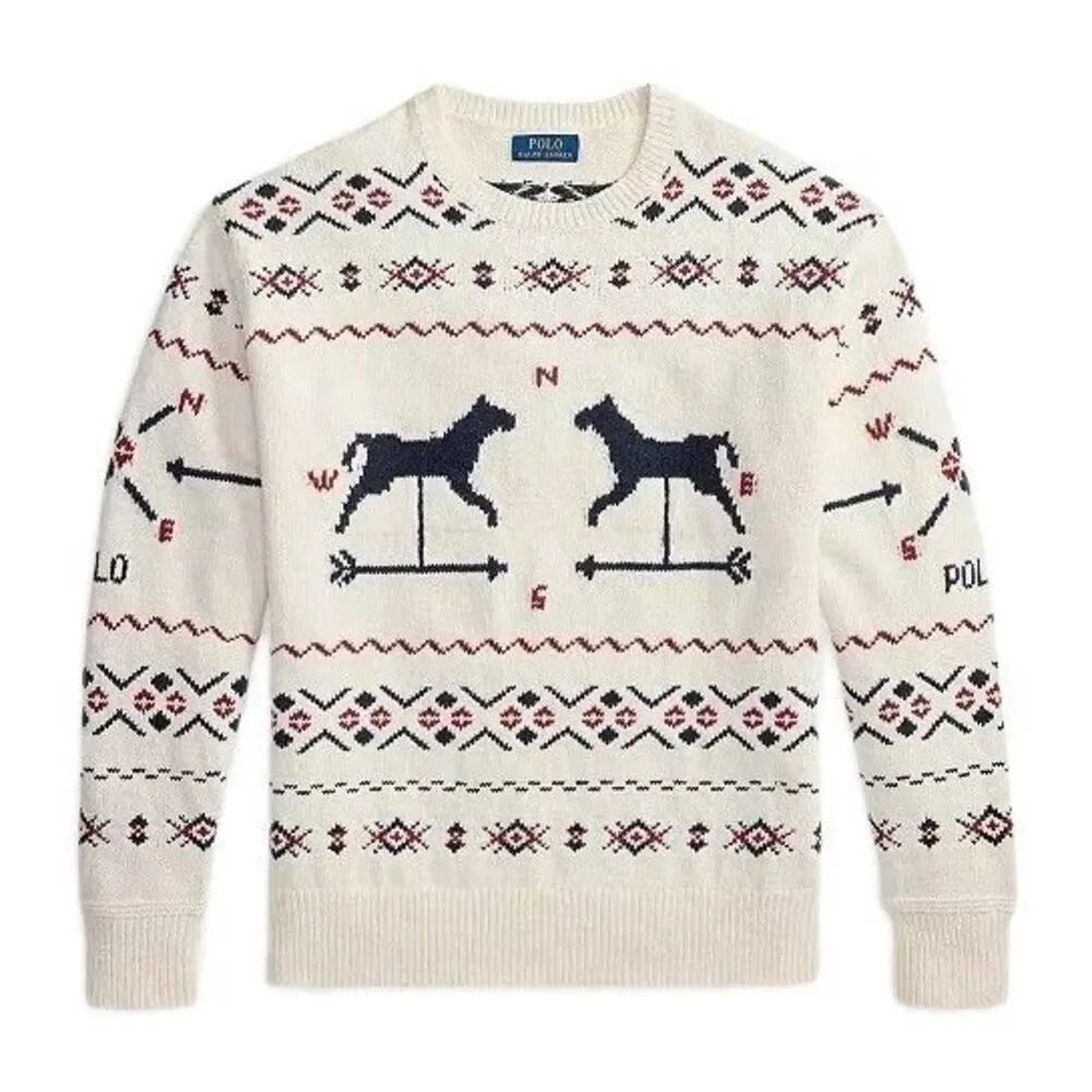 NWT Polo Ralph Lauren Weathervane Size XXL Cashmere Linen Cotton Blend Sweater